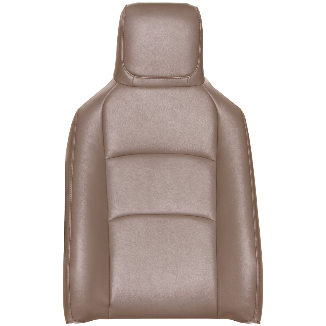 Front view of driver in Medium Pebble for Ford Econoline