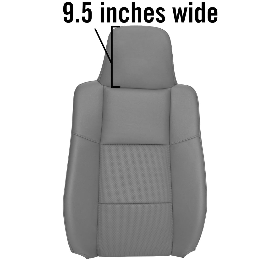 Alternate angle of seat cover in Medium Pebble for Ford Ranger