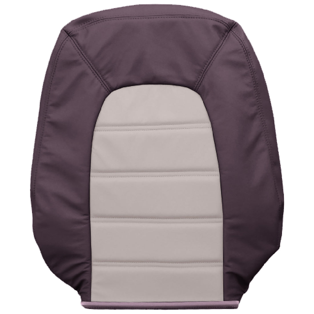 Front view of driver in Medium Dark Parchment w/ Light Parchment Insert for Ford Explorer