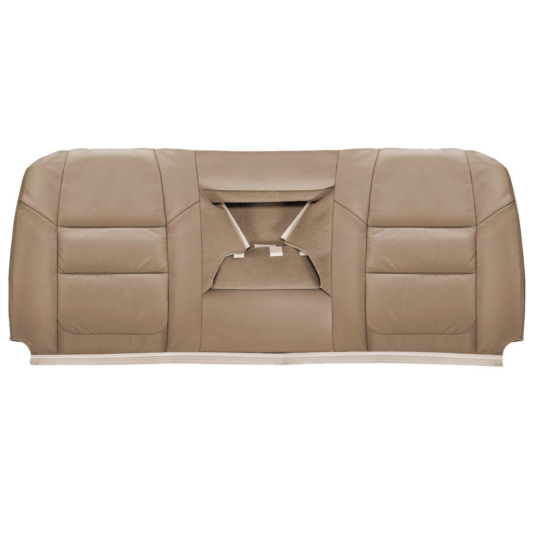 Front view of passenger in Medium Parchment for Ford F250