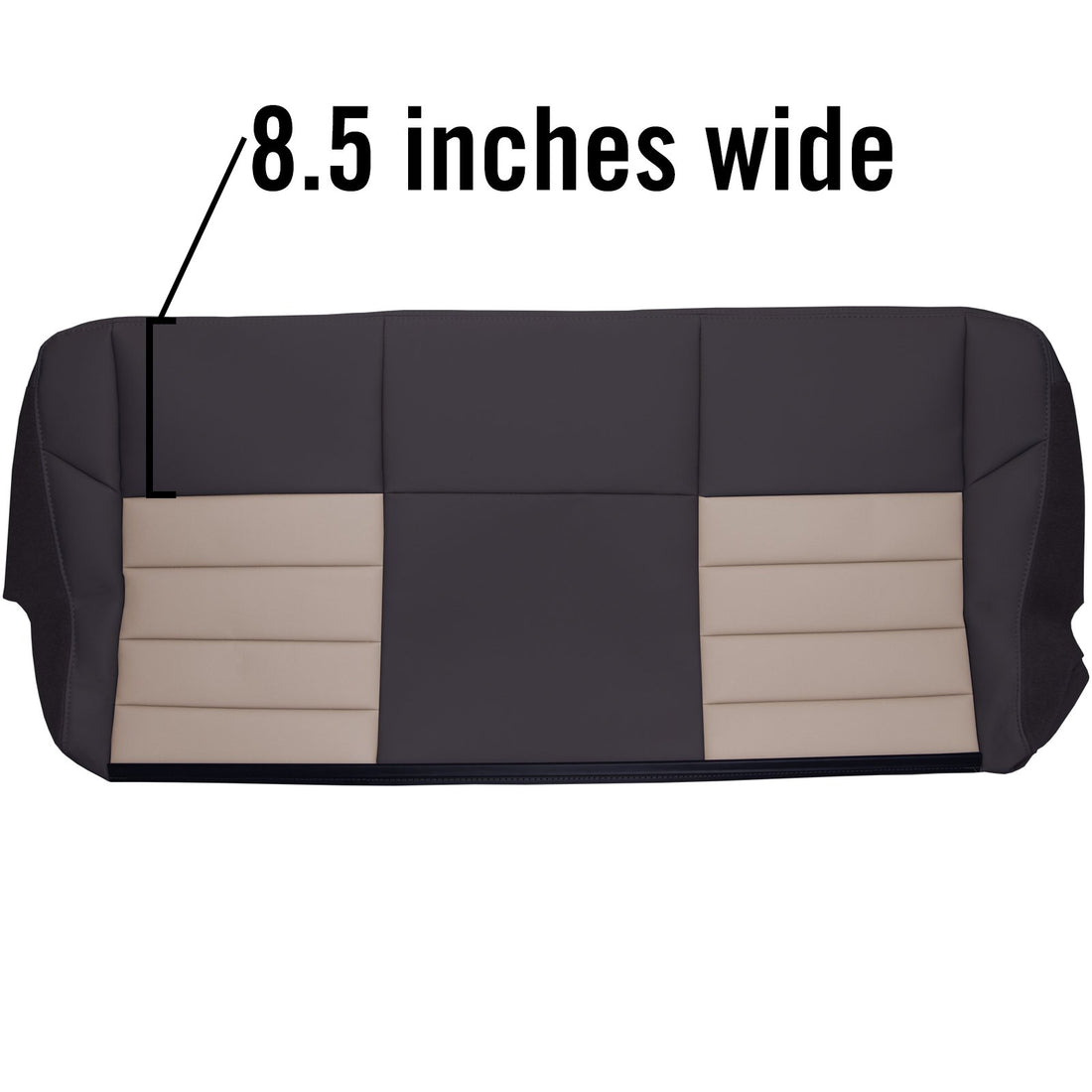 Front view of passenger in Charcoal Black w/ Medium Pebble Insert for Ford Excursion