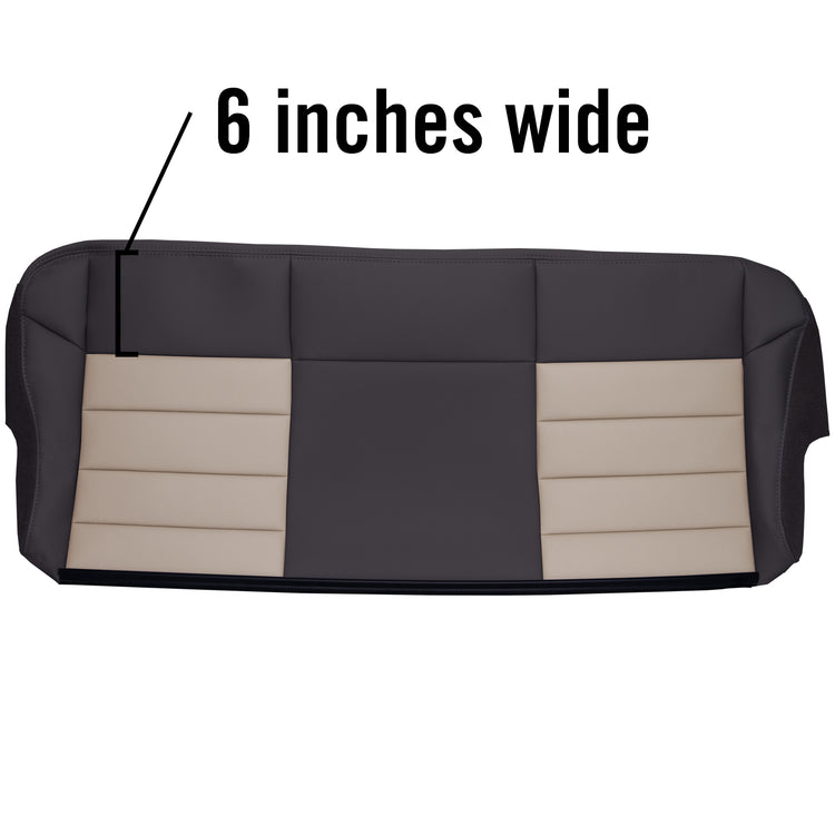 2005 Ford Excursion Eddie Bauer, Third Row Top Cover, Charcoal Black with Medium Pebble Insert All Vinyl-P2 Small Pattern