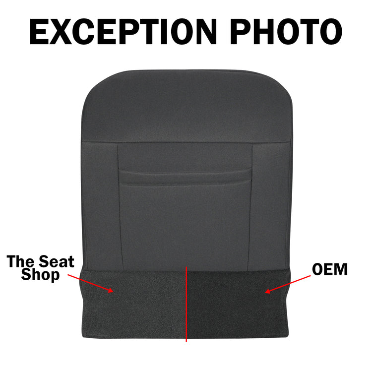 2012 Dodge Ram 2500 SLT - Mega Cab Driver Side Top Cover Dark Slate w/ Medium Graystone Insert - Trim & Color Code (MJ / V3) OEM Cloth