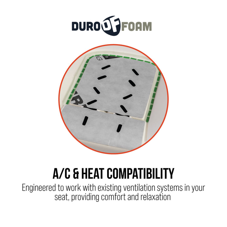 2013 - 2016 Ford F350 Platinum Crew Cab - Driver Side Bottom Replacement Durofoam Cushion with Heated and Cooled / Ventilated Seats - Replaces OEM Part # BC3Z-25632A23-C