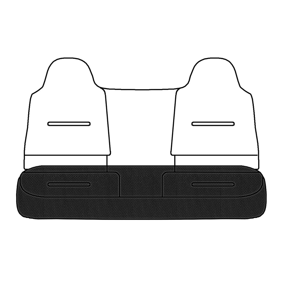 Front view of driver in Dillo Black for Ford F250