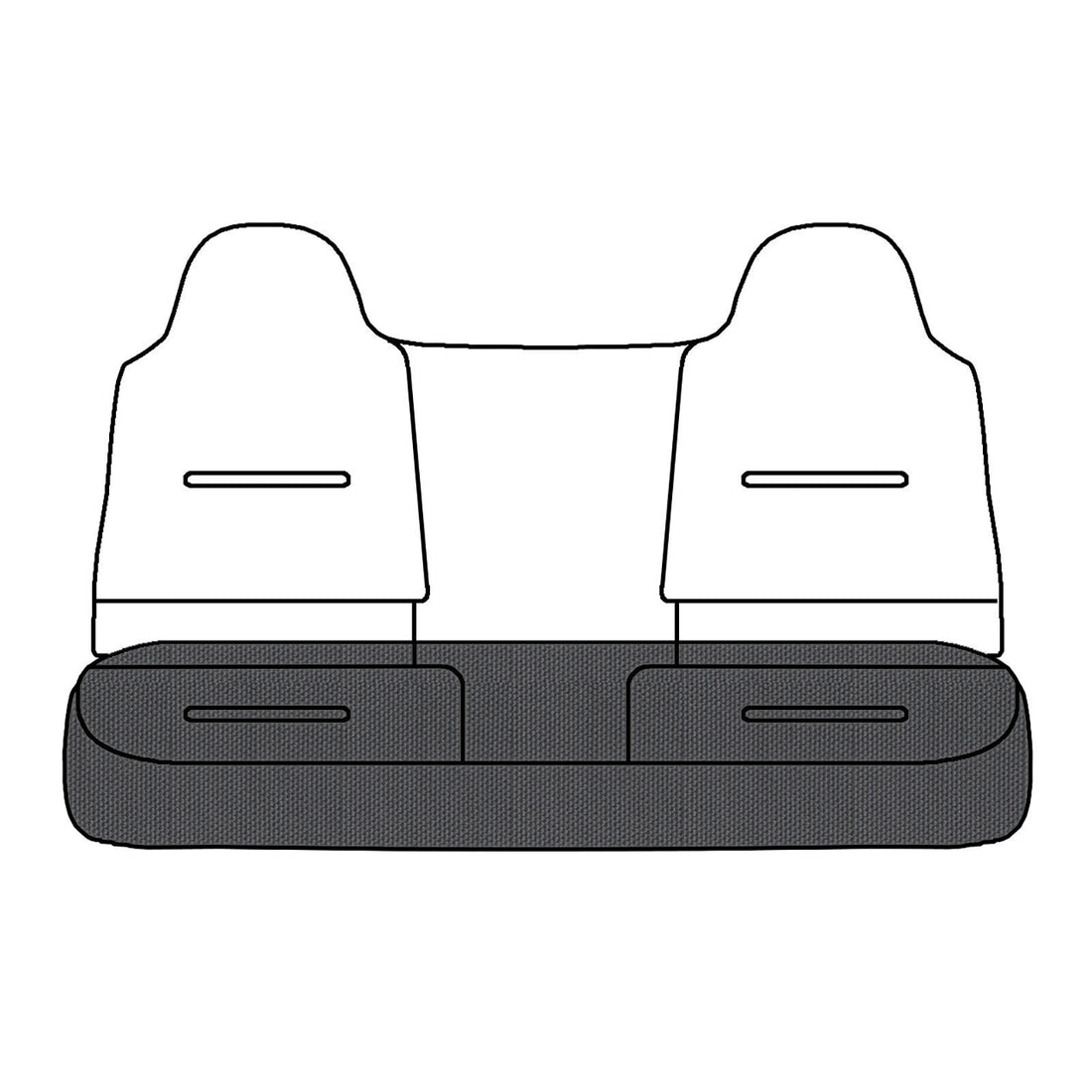 Front view of driver in Dillo Wolf Gray for Ford F250