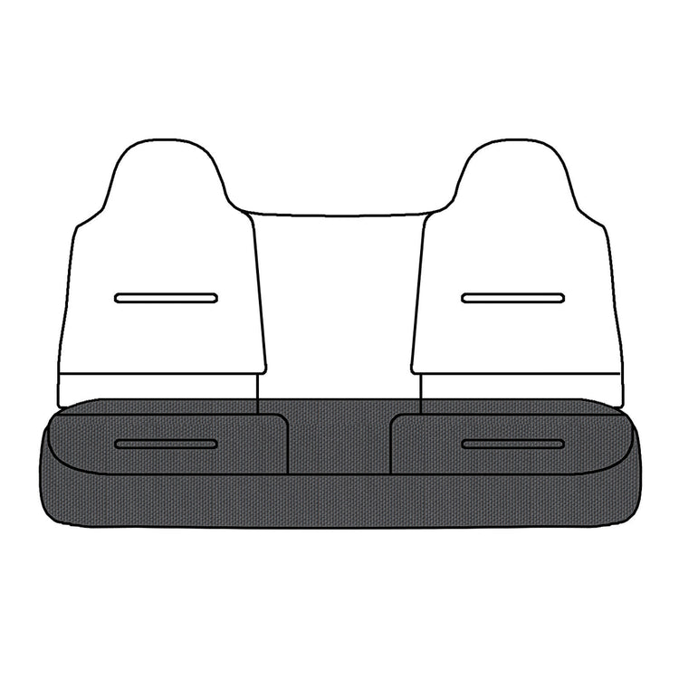 Front view of driver in Dillo Wolf Gray for Ford F250