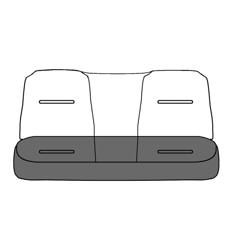 Front view of passenger in Medium Parchment for Ford F250