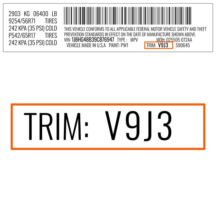 2006 - 2009 Dodge Ram SLT 3500 Mega Cab - 20 Portion Bottom Cover W/O Storage - Khaki - Trim Code/Color V9J3