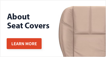 2001-2002 Chevy Silverado Driver Seat Bottom Cover - Dark Gray Leather, Heated