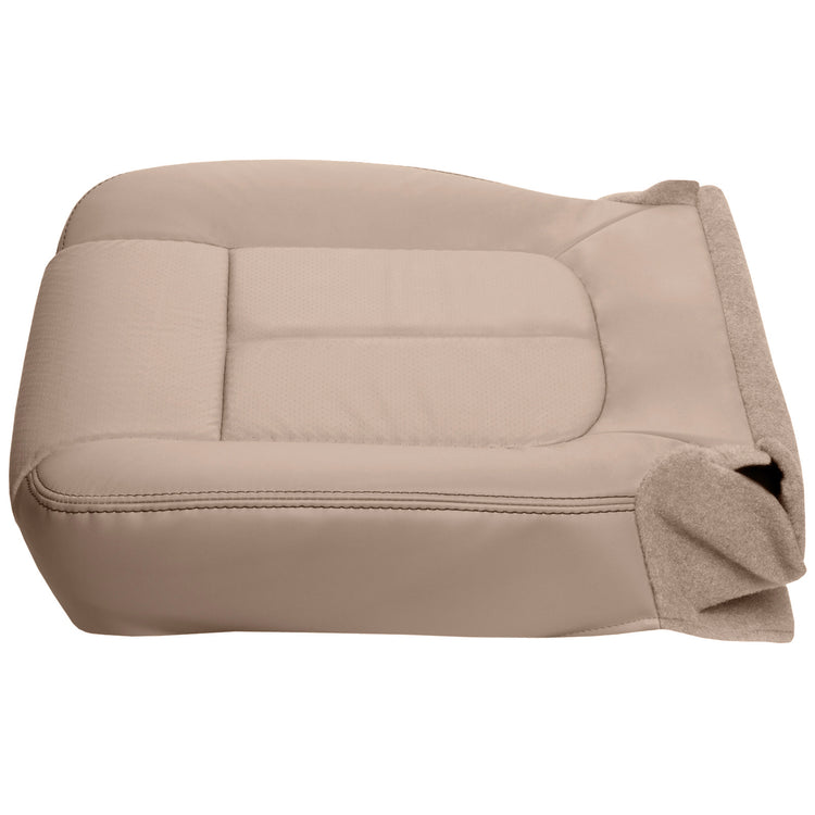 2005 ford f150 lariat bucket driver side bottom leather seat cover tan deals