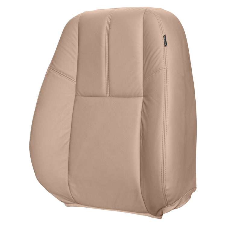 2010 - 2014 GMC Sierra 2500 , 3500 Regular Cab Driver Top Cover with Side Impact Airbag - Light Cashmere - OEM Material Config. Leather/Vinyl
