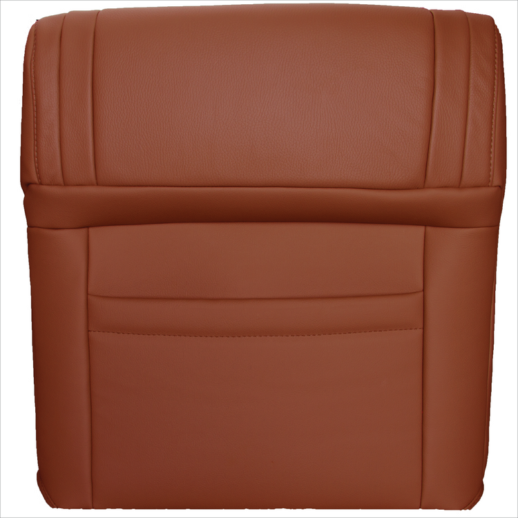 2007 - 2013 Toyota Tundra Driver Side Top Cover - Red Rock - Leather/Vinyl - P1 (with Extra Seam)